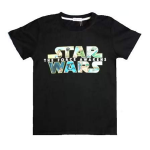 Boys Half Sleeve Tshirt in Black Color